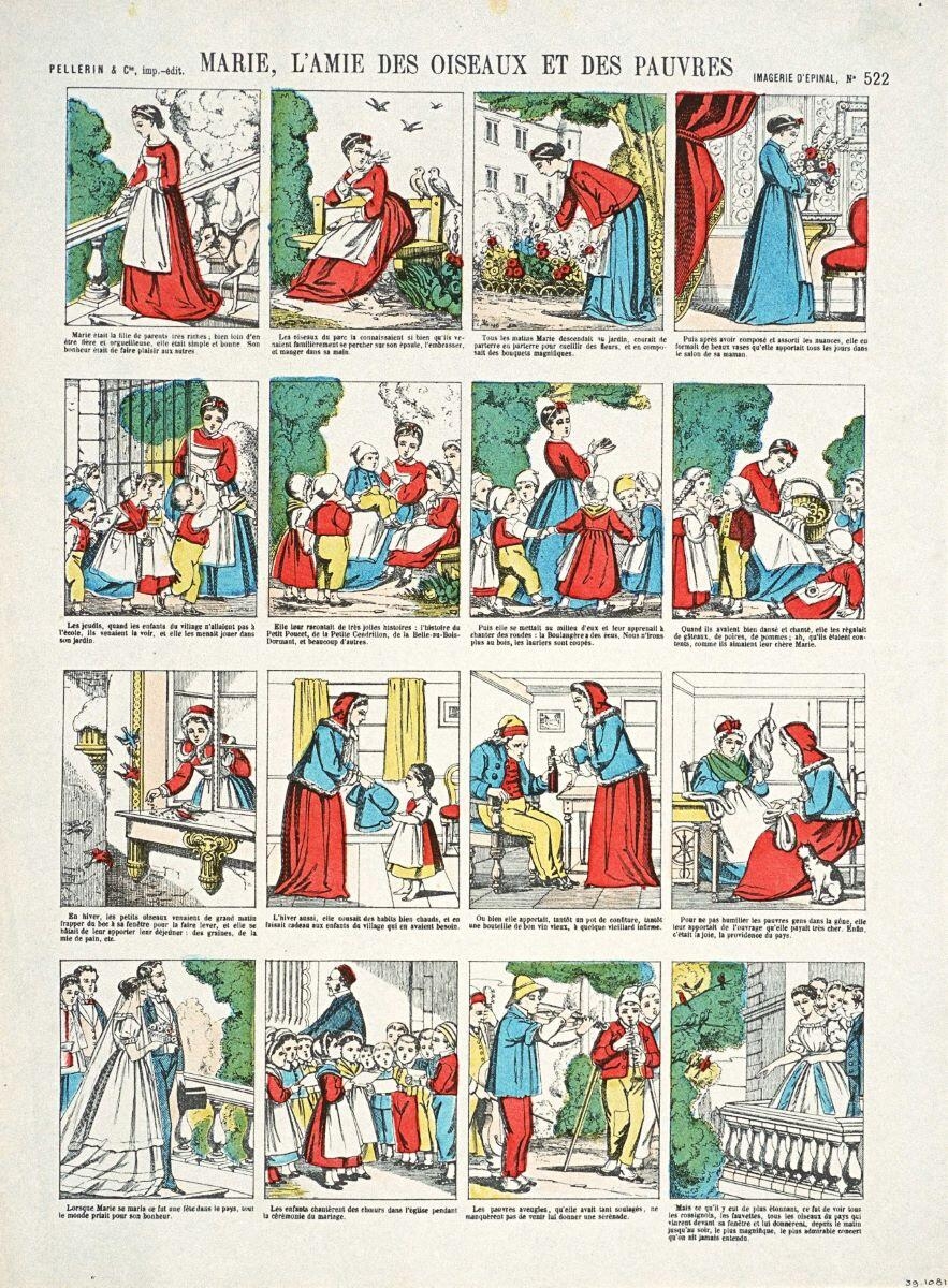 MARIE, L'AMIE DES OISEAUX ET DES PAUVRES. (titre inscrit)