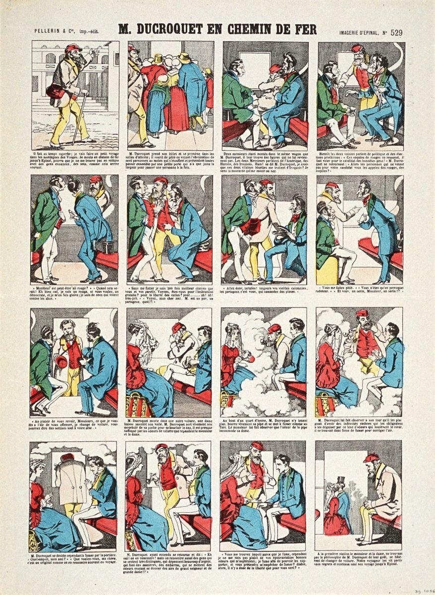 M. DUCROQUET EN CHEMIN DE FER. (titre inscrit)