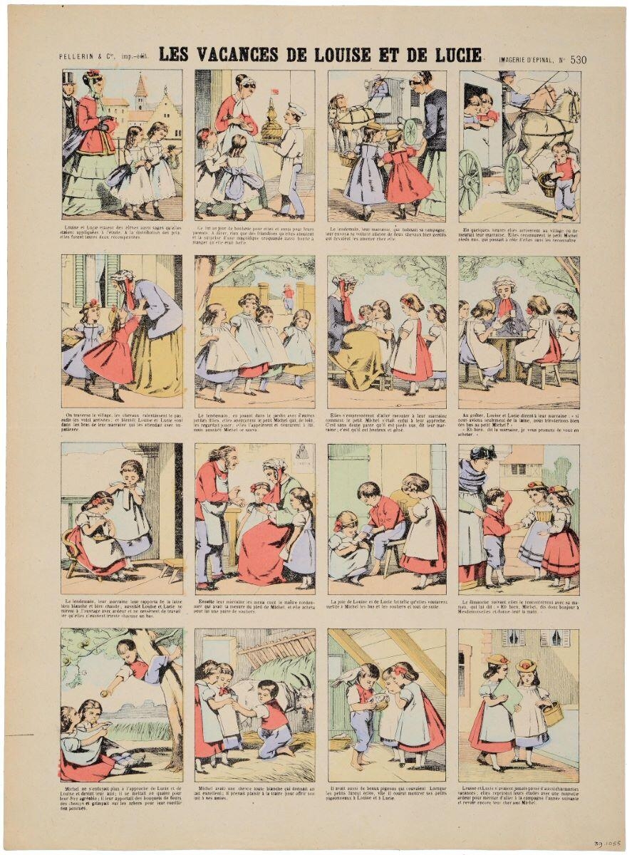 LES VACANCES DE LOUISE ET DE LUCIE. (titre inscrit)