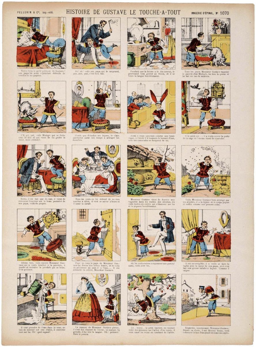 HISTOIRE DE GUSTAVE LE TOUCHE-A-TOUT (titre inscrit)