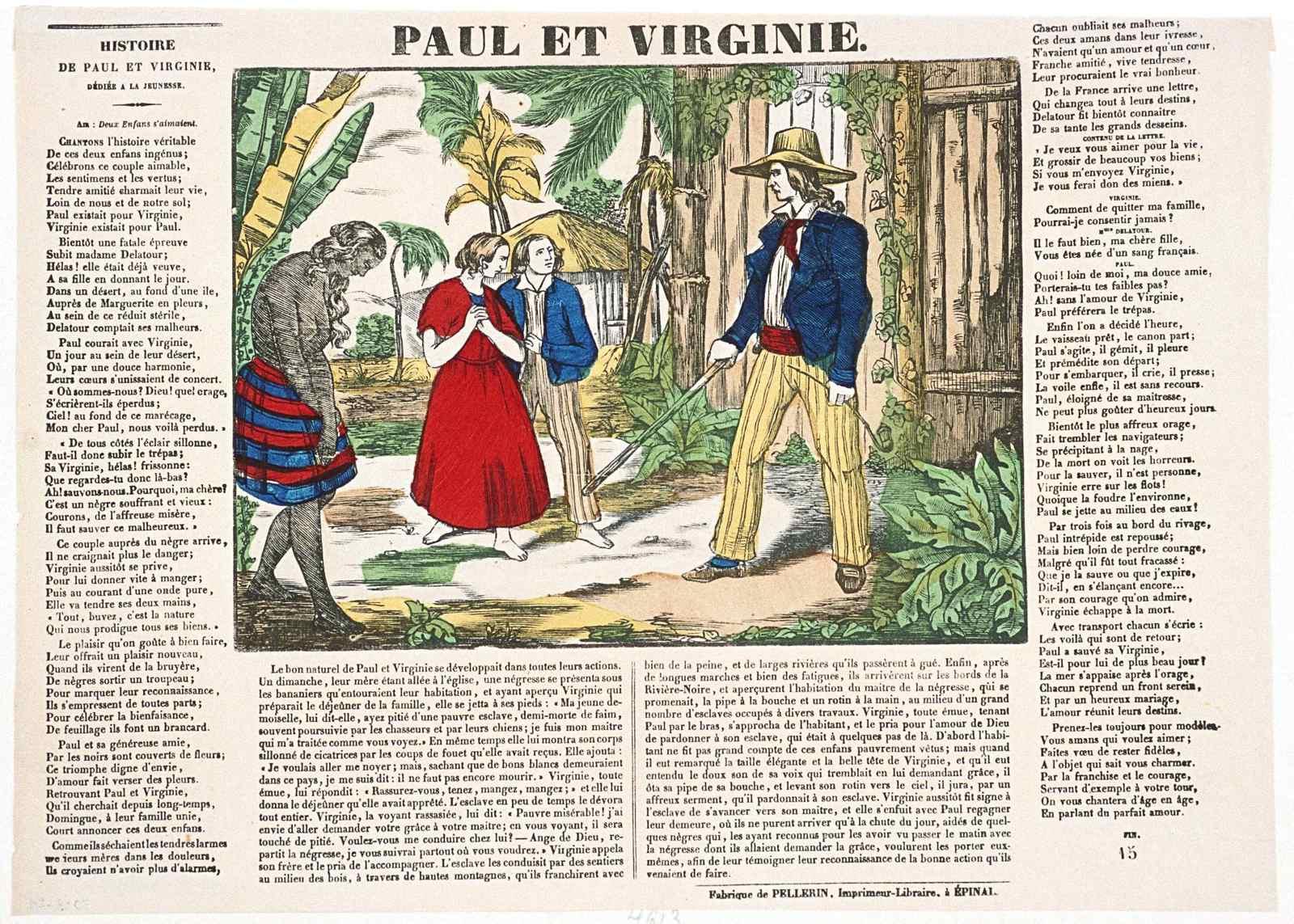 PAUL ET VIRGINIE. (titre inscrit)