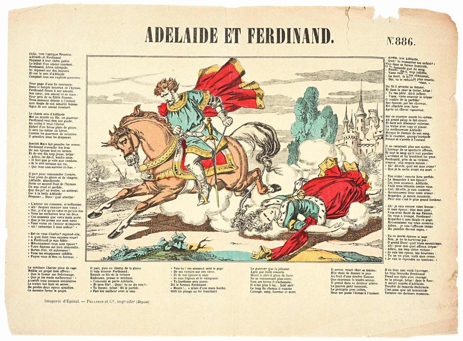 ADELAIDE ET FERDINAND N°.886. (titre inscrit)