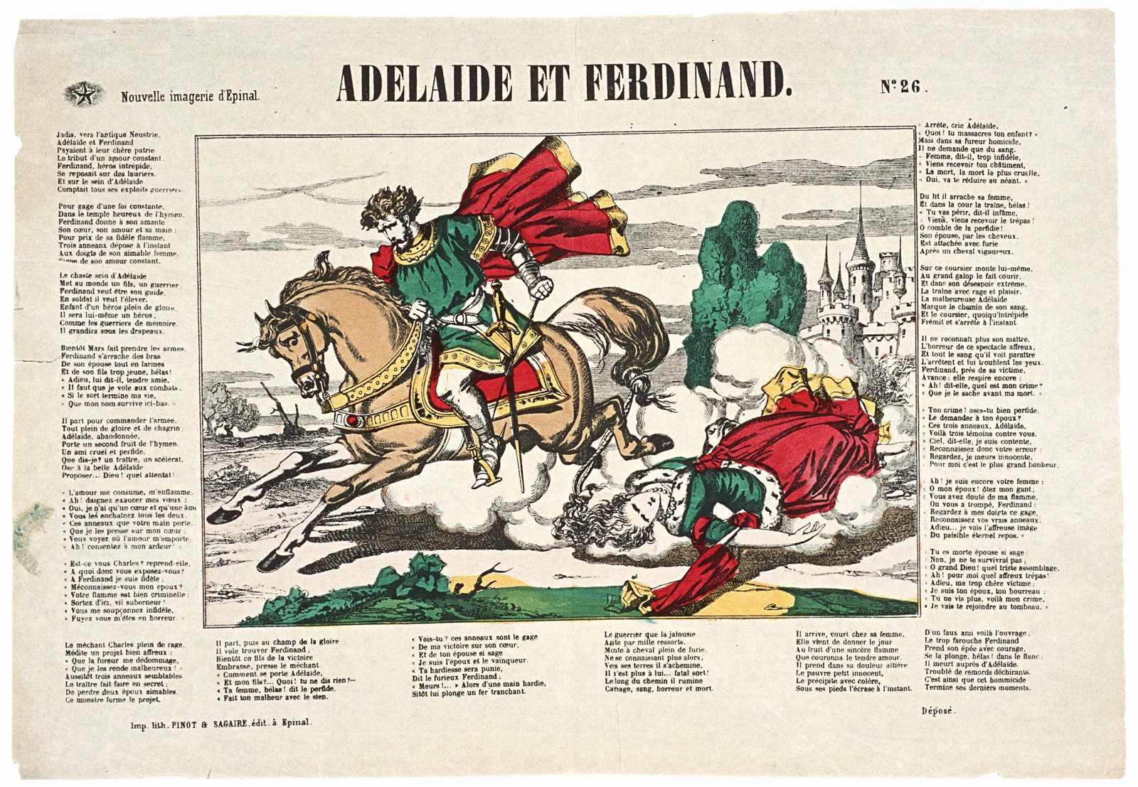 ADELAIDE ET FERDINAND. N°.26. (titre inscrit)