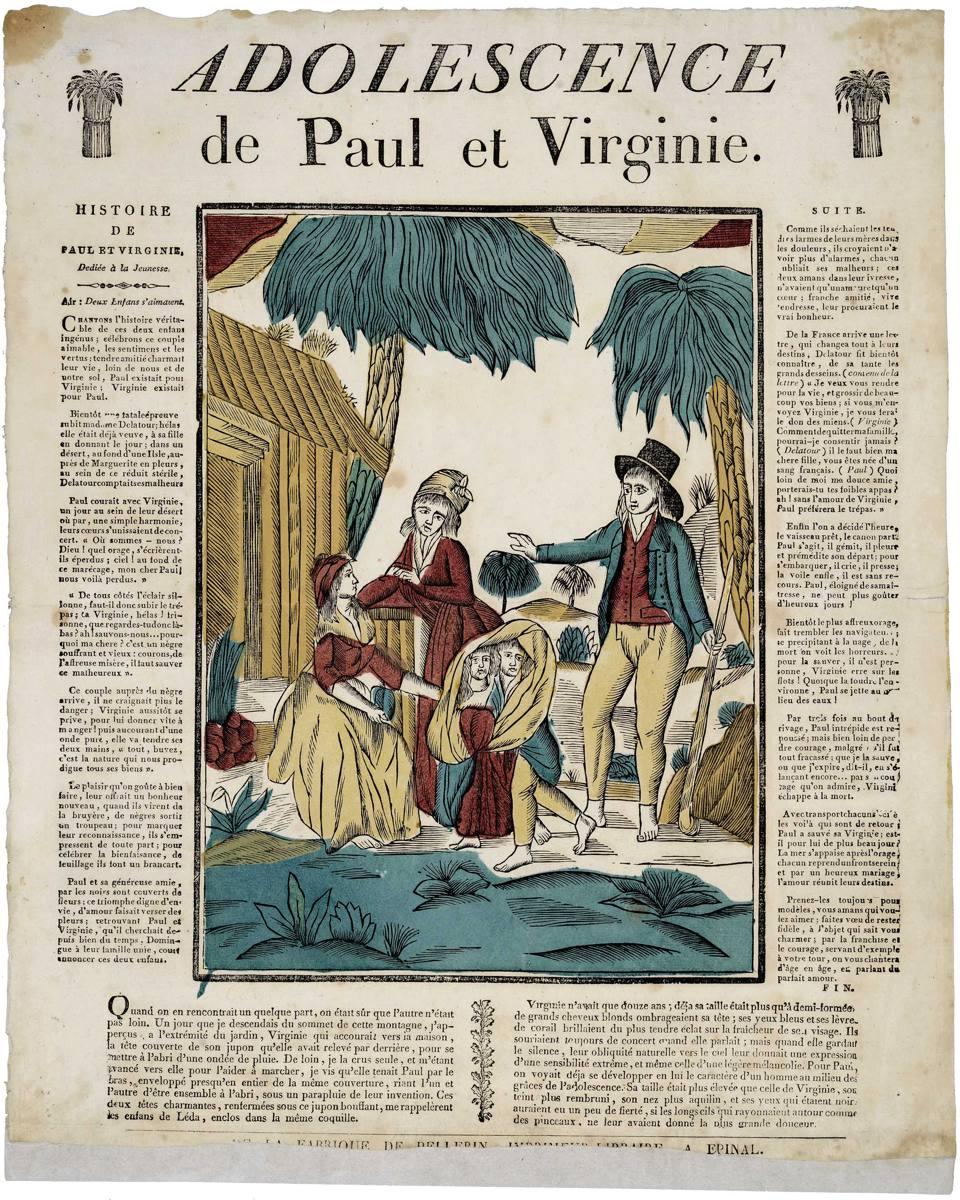 ADOLESCENCE / de Paul et Virginie. (titre inscrit)