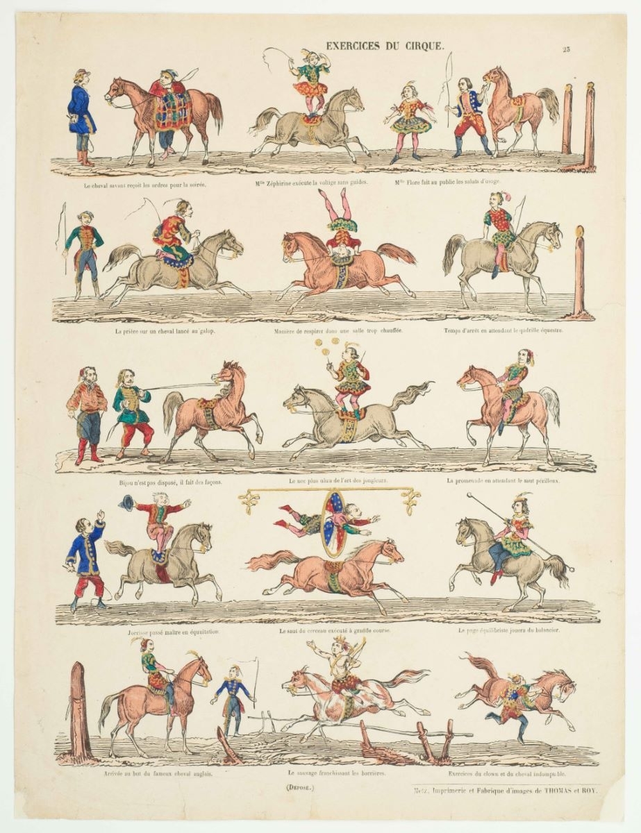 EXERCICES DU CIRQUE. 23 (titre inscrit)
