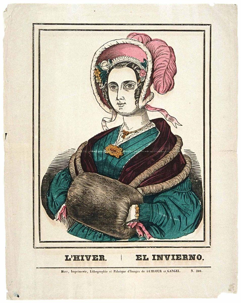 L'HIVER. N. 200. (titre inscrit fr., esp.)
