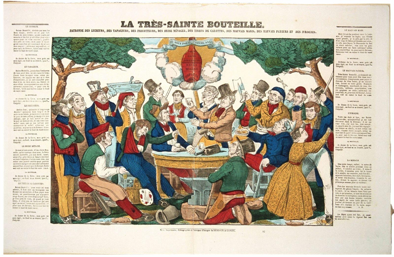 LA TRES-SAINTE BOUTEILLE. 83 (titre inscrit)