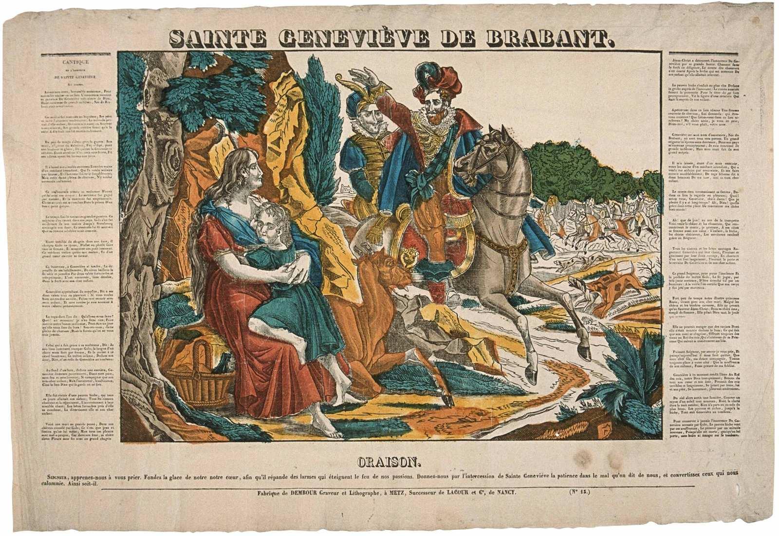 SAINTE GENEVIEVE DE BRABANT. (N° 13.) (titre inscrit)