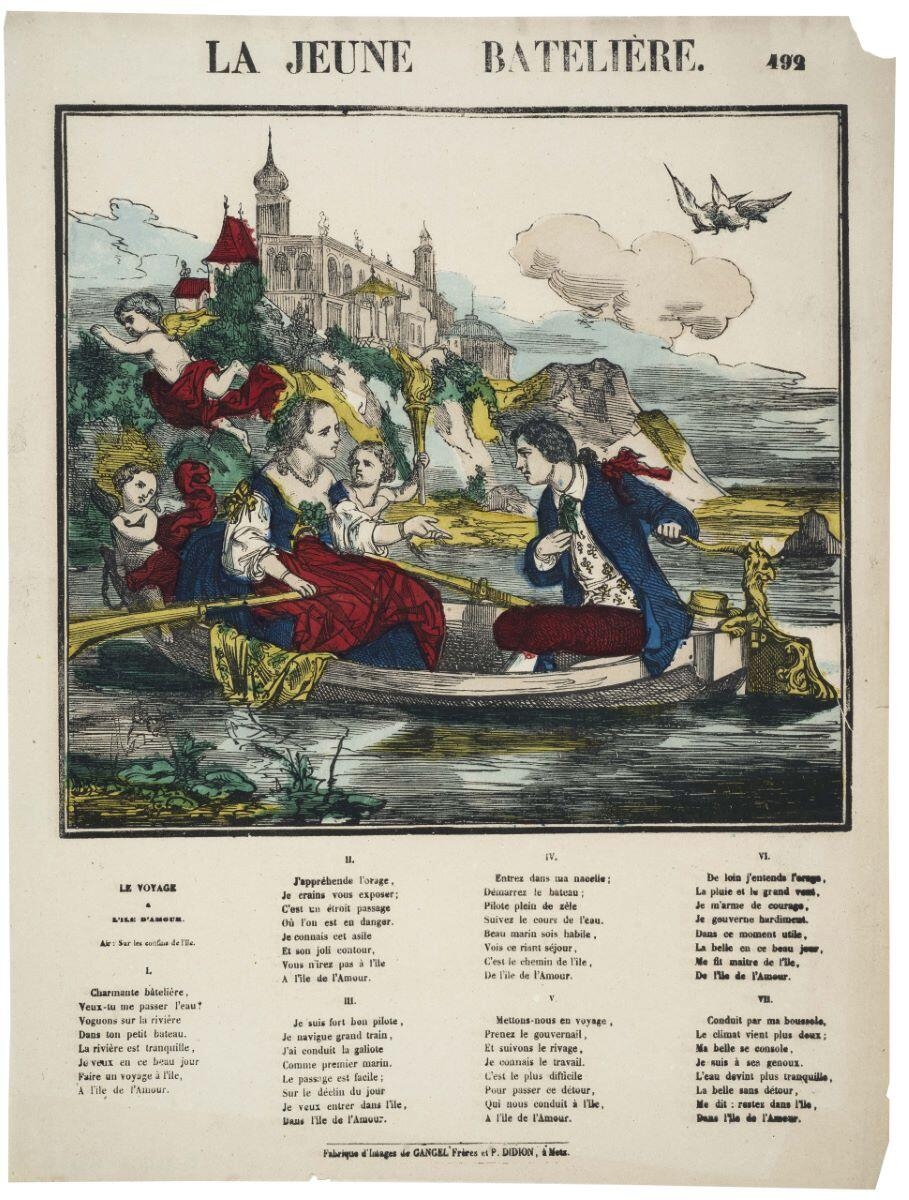 LA JEUNE BATELIERE. 492 (titre inscrit)