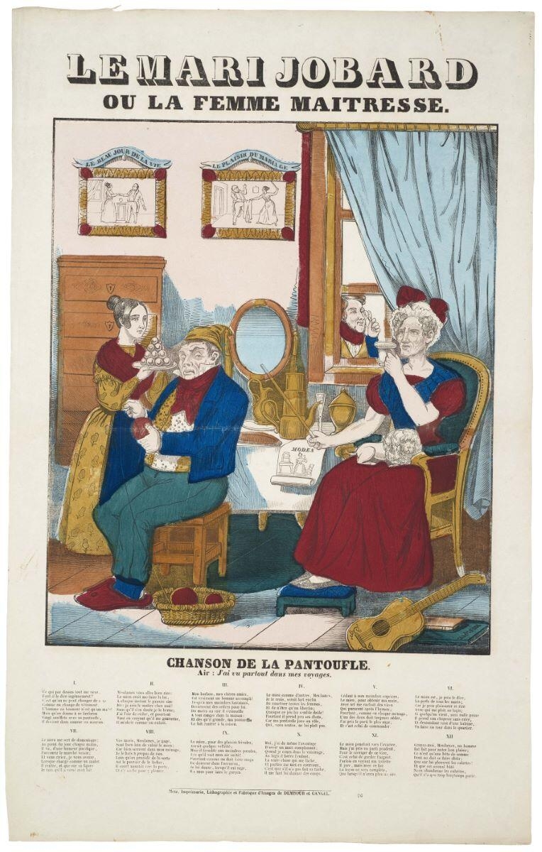 LE MARI JOBARD / OU LA FEMME MAITRESSE. 96 (titre inscrit)