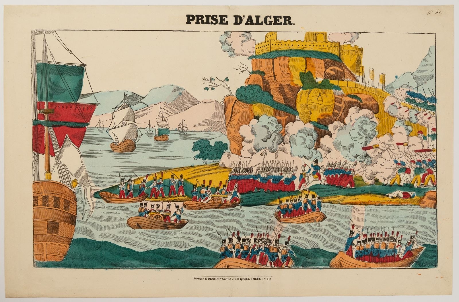 PRISE D'ALGER. (N°41) (titre inscrit)