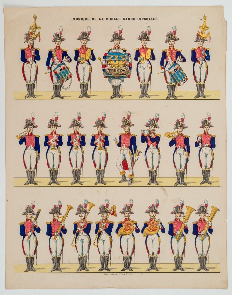 MUSIQUE DE LA VIEILLE GARDE IMPERIALE. (titre inscrit)
