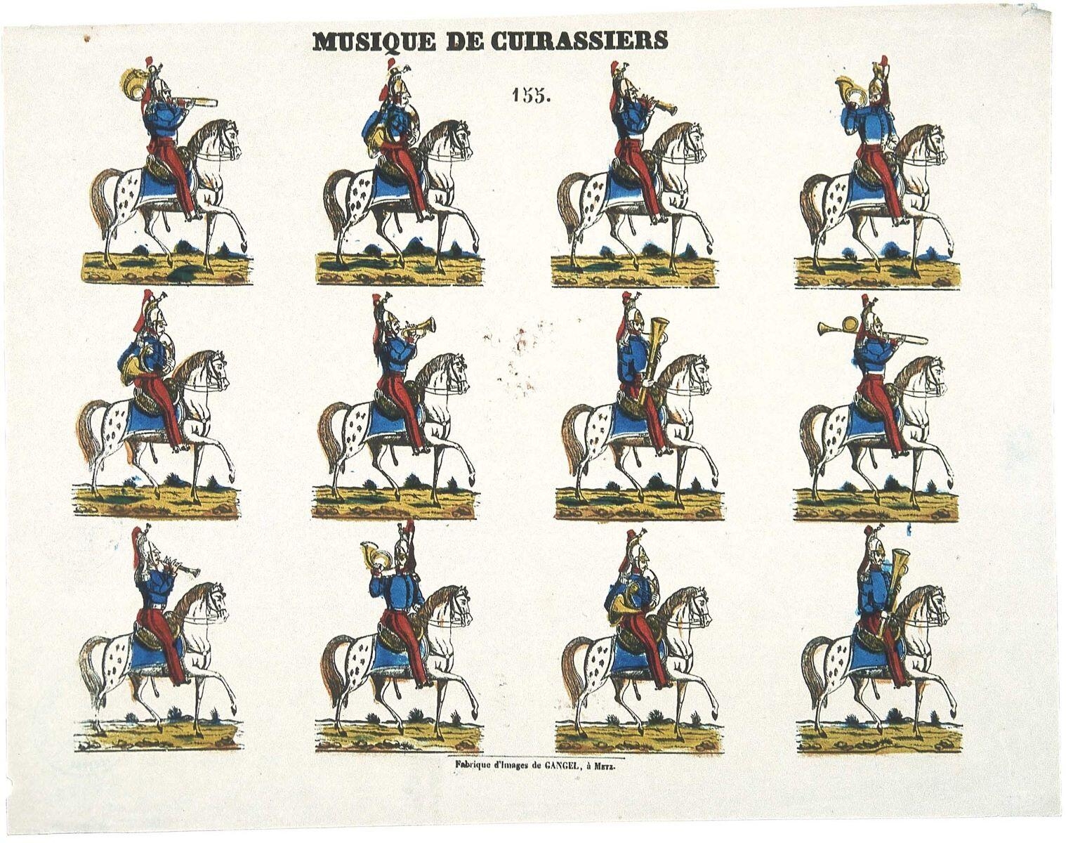 MUSIQUE DE CUIRASSIERS 155 (titre inscrit)