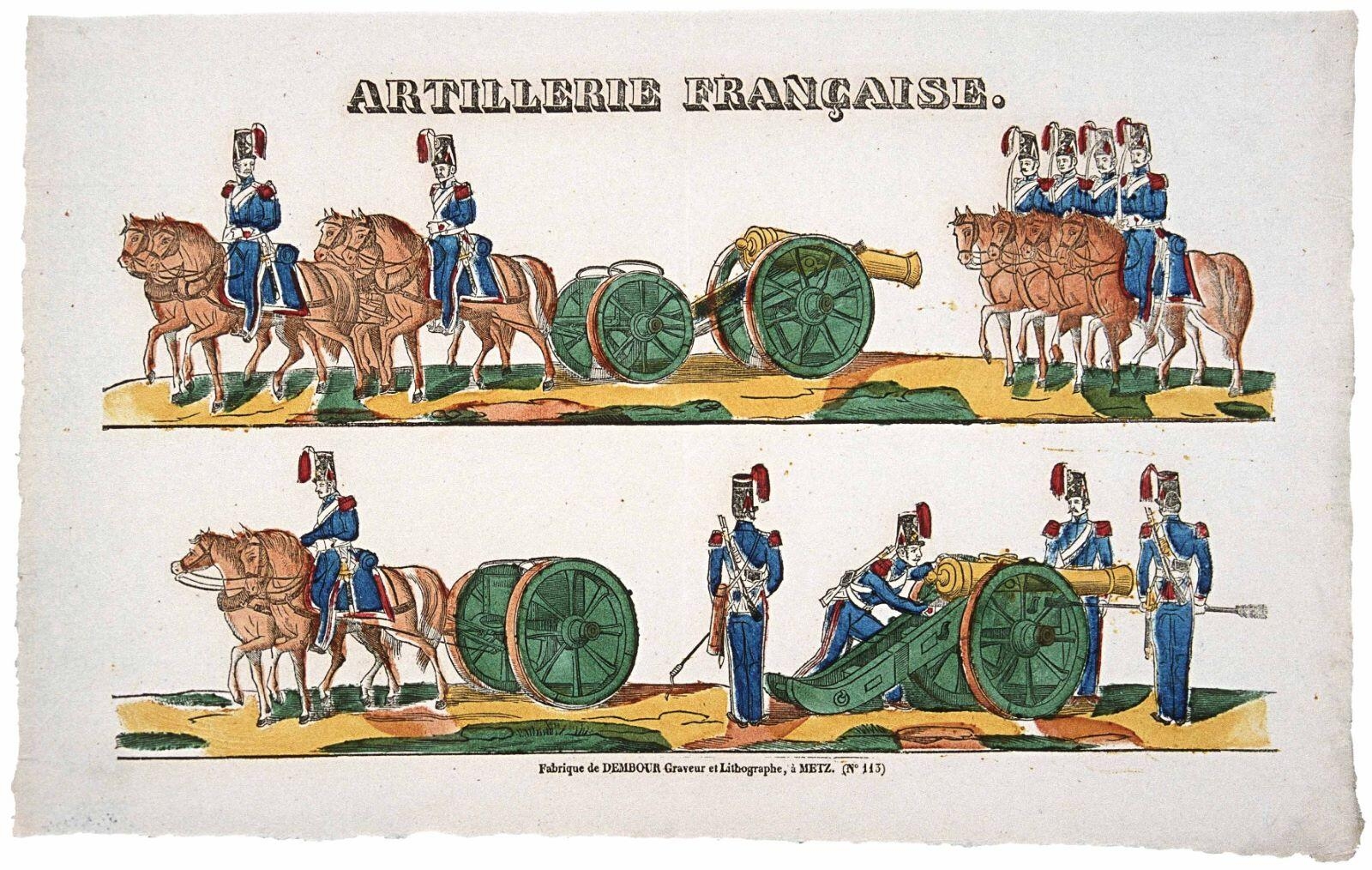 ARTILLERIE FRANCAISE. (N°113) (titre inscrit)