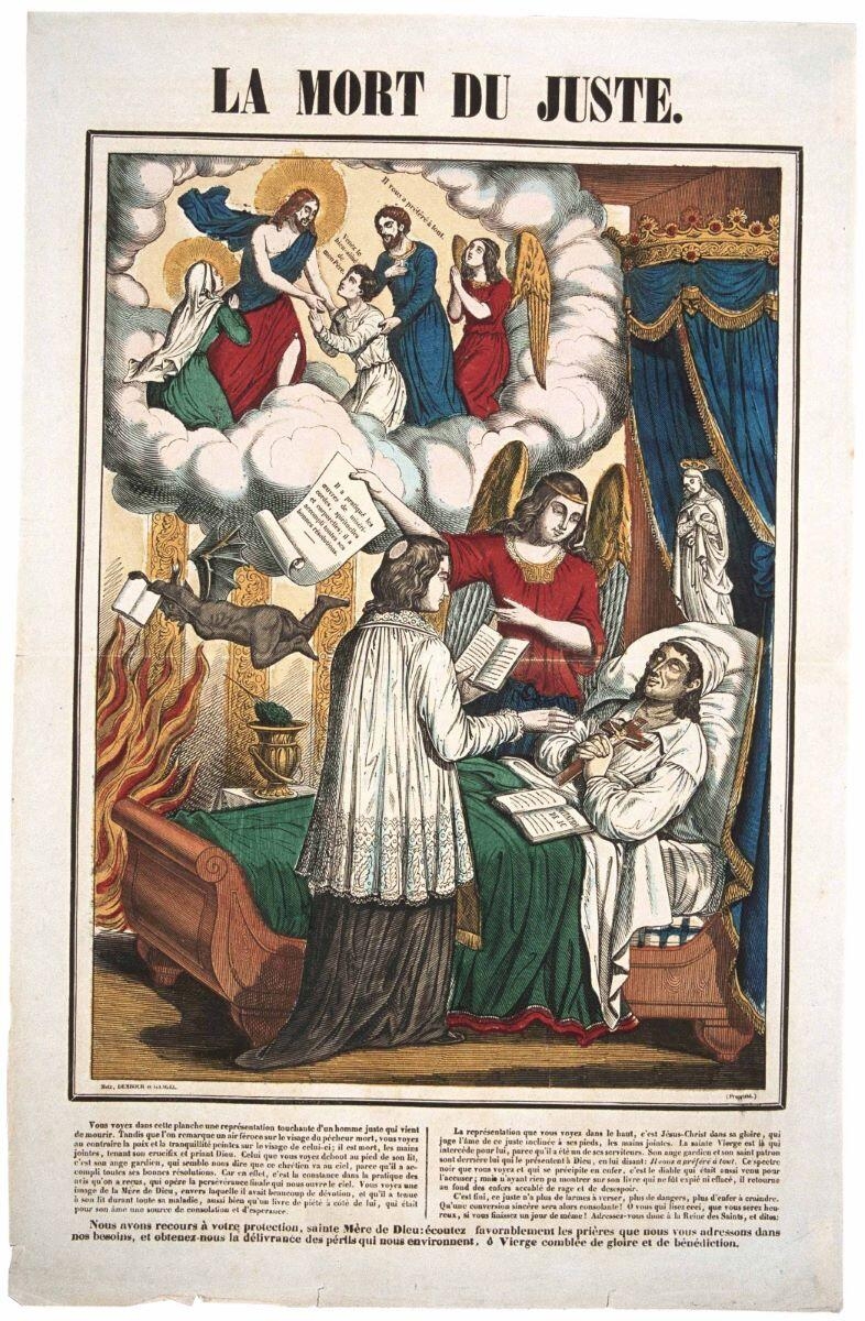 LA MORT DU JUSTE. (titre inscrit)