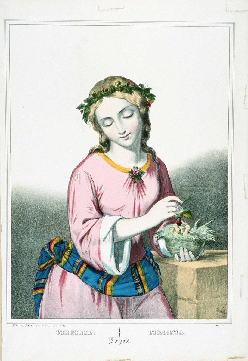 VIRGINIE. (titre inscrit fr., all., esp.)