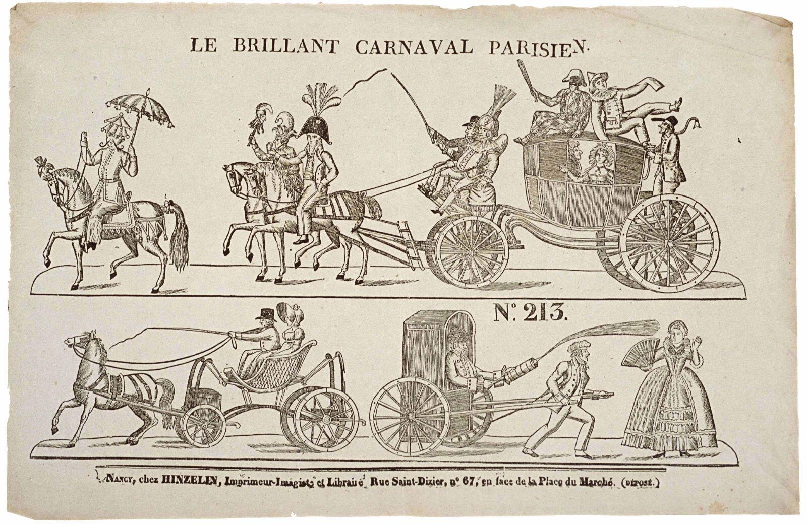 LE BRILLANT CARNAVAL PARISIEN. N°. 213. (titre inscrit)
