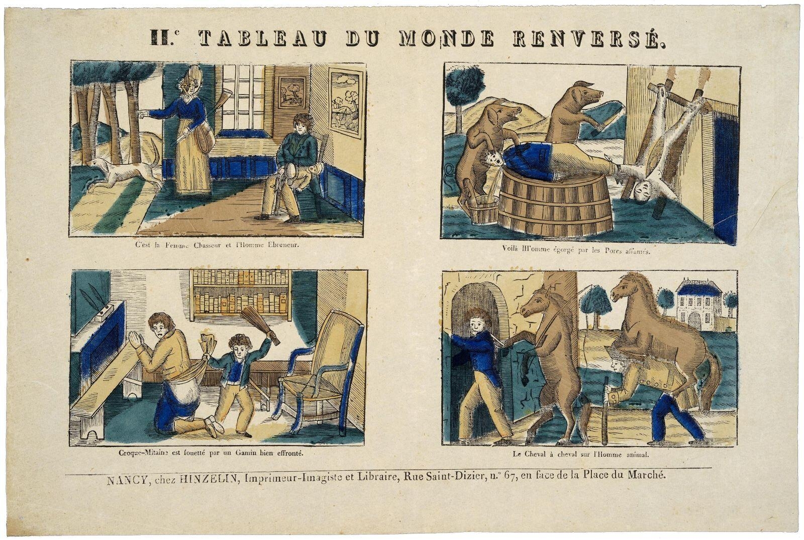 IIe. TABLEAU DU MONDE RENVERSÉ. (titre inscrit)