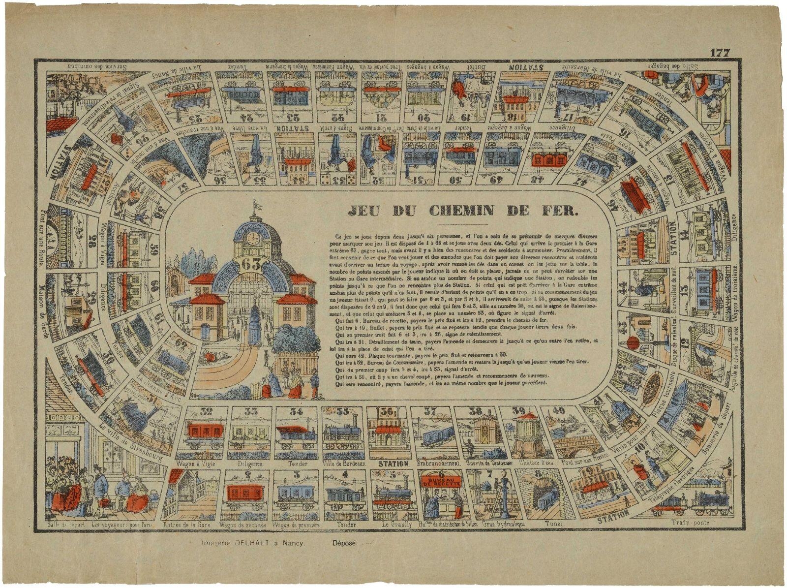JEU DU CHEMIN DE FER. 177 (titre inscrit)