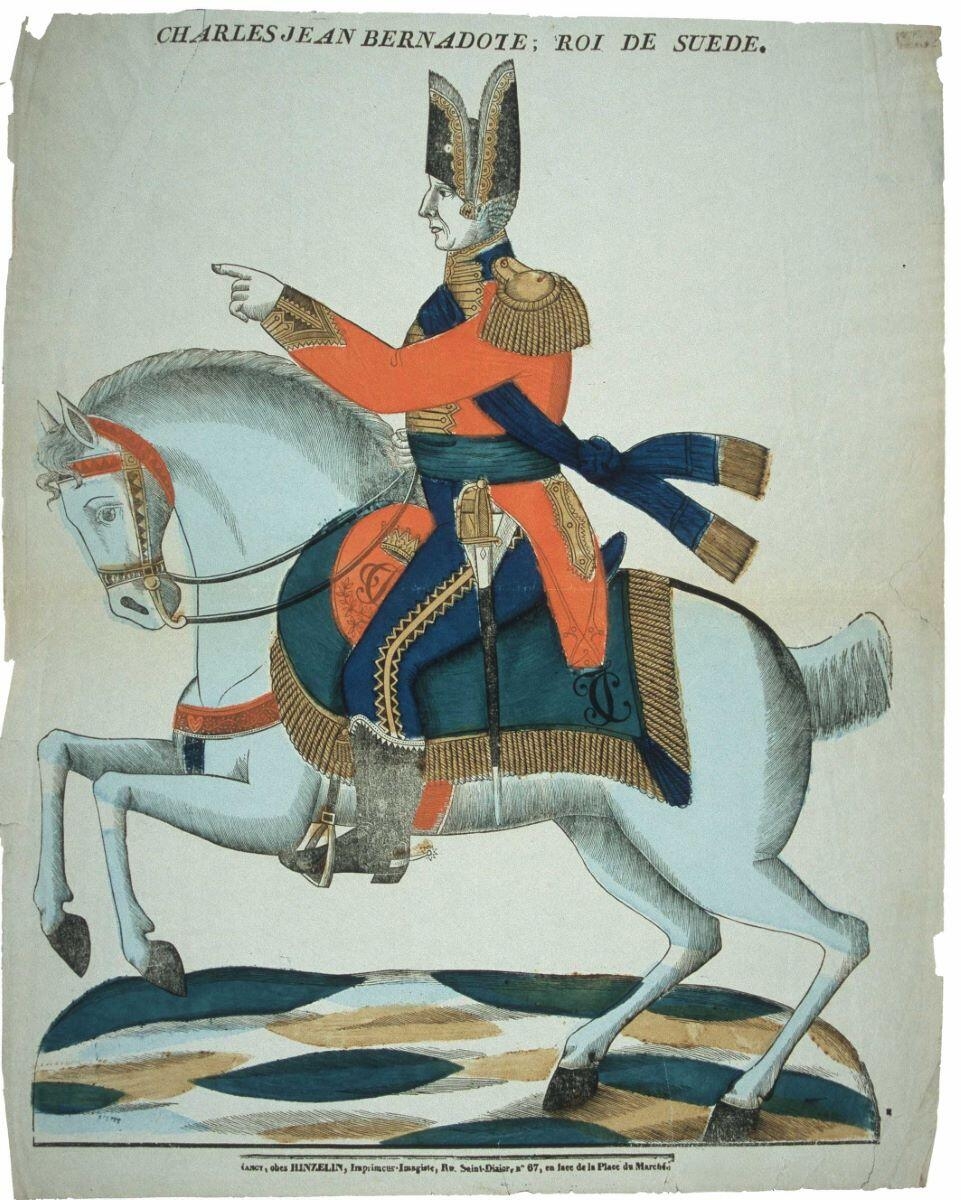 CHARLES JEAN BERNADOTE, ROI DE SUEDE. (titre inscrit)