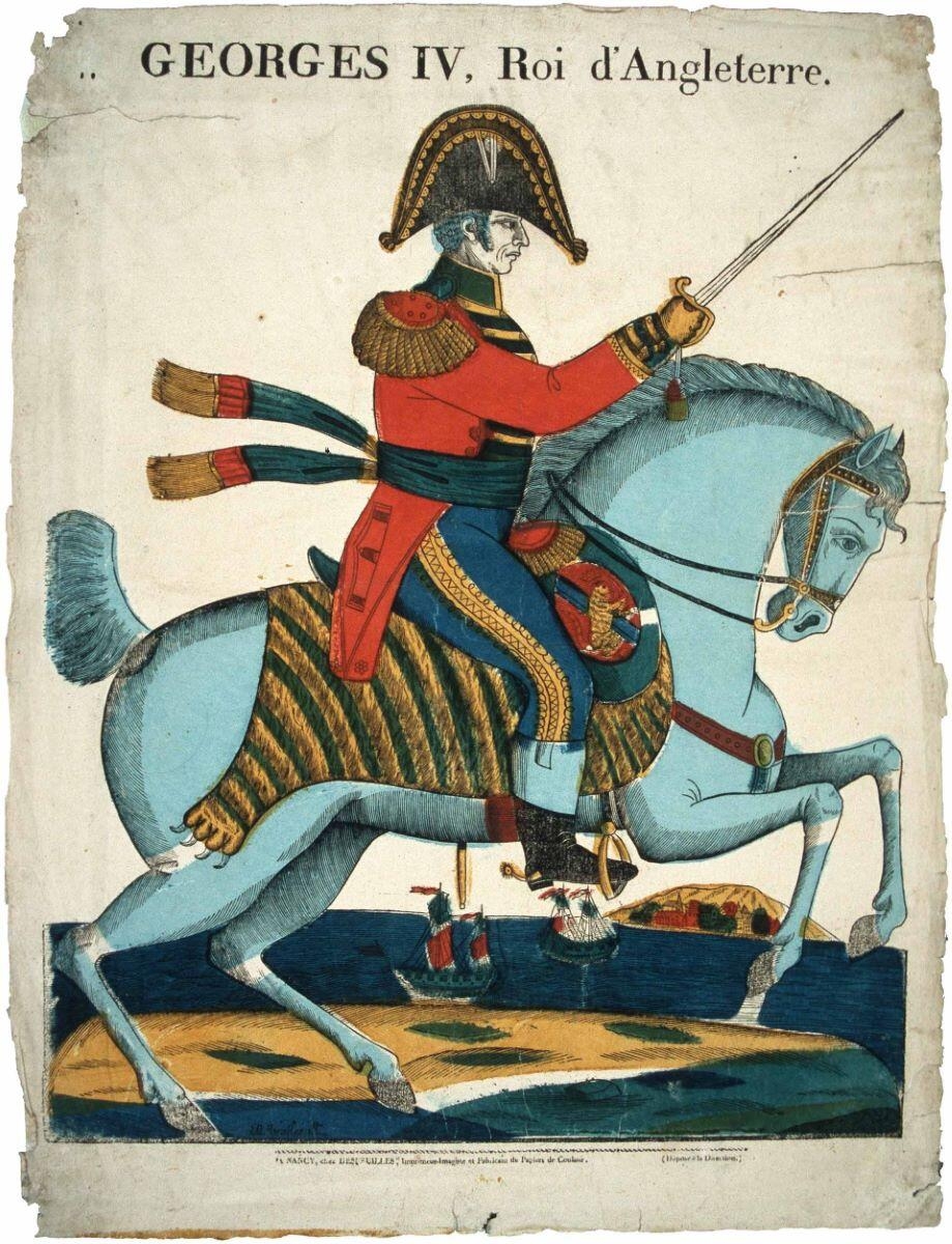 GEORGES IV, Roi d'Angleterre. (titre inscrit)