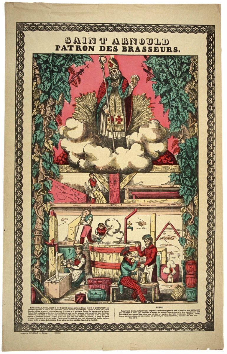 SAINT ARNOULD / PATRON DES BRASSEURS. (titre inscrit)