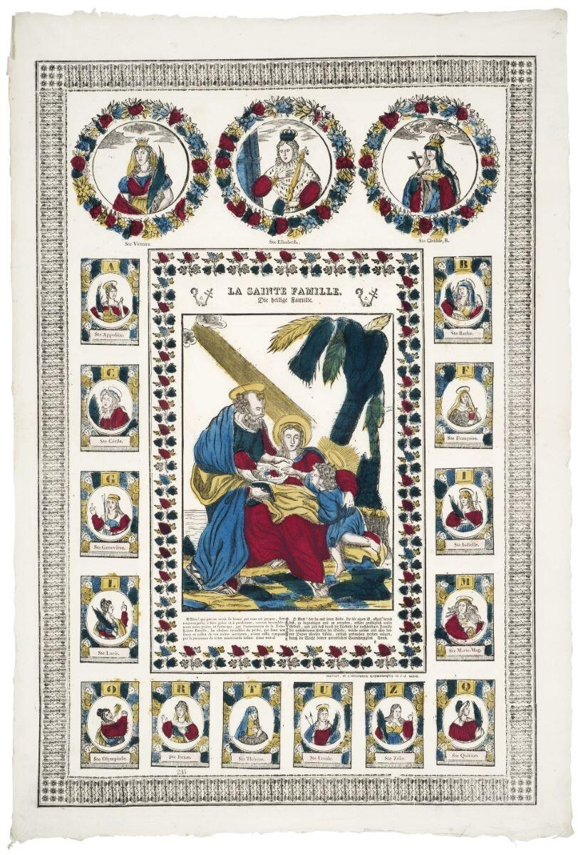 LA SAINTE FAMILLE. 235 (titre inscrit fr., all.)
