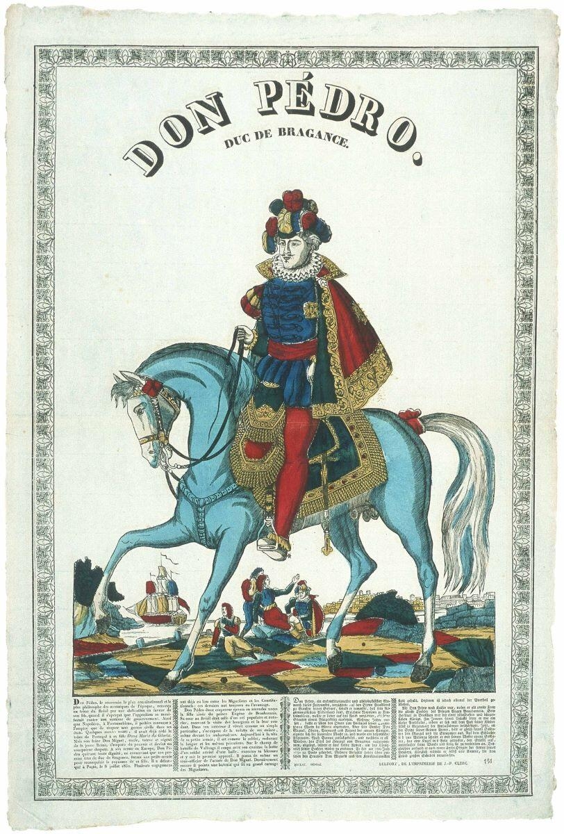 DON PEDRO. / DUC DE BRAGANCE. 151 (titre inscrit)