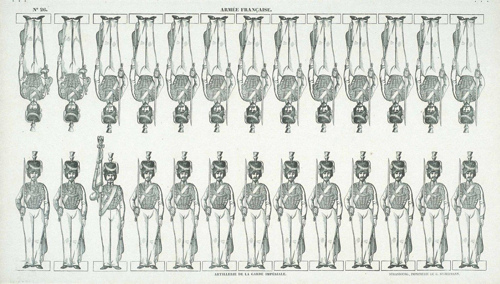 ARMEE FRANCAISE. N°26. / ARTILLERIE DE LA GARDE IMPÉRIALE  (titre inscrit)
