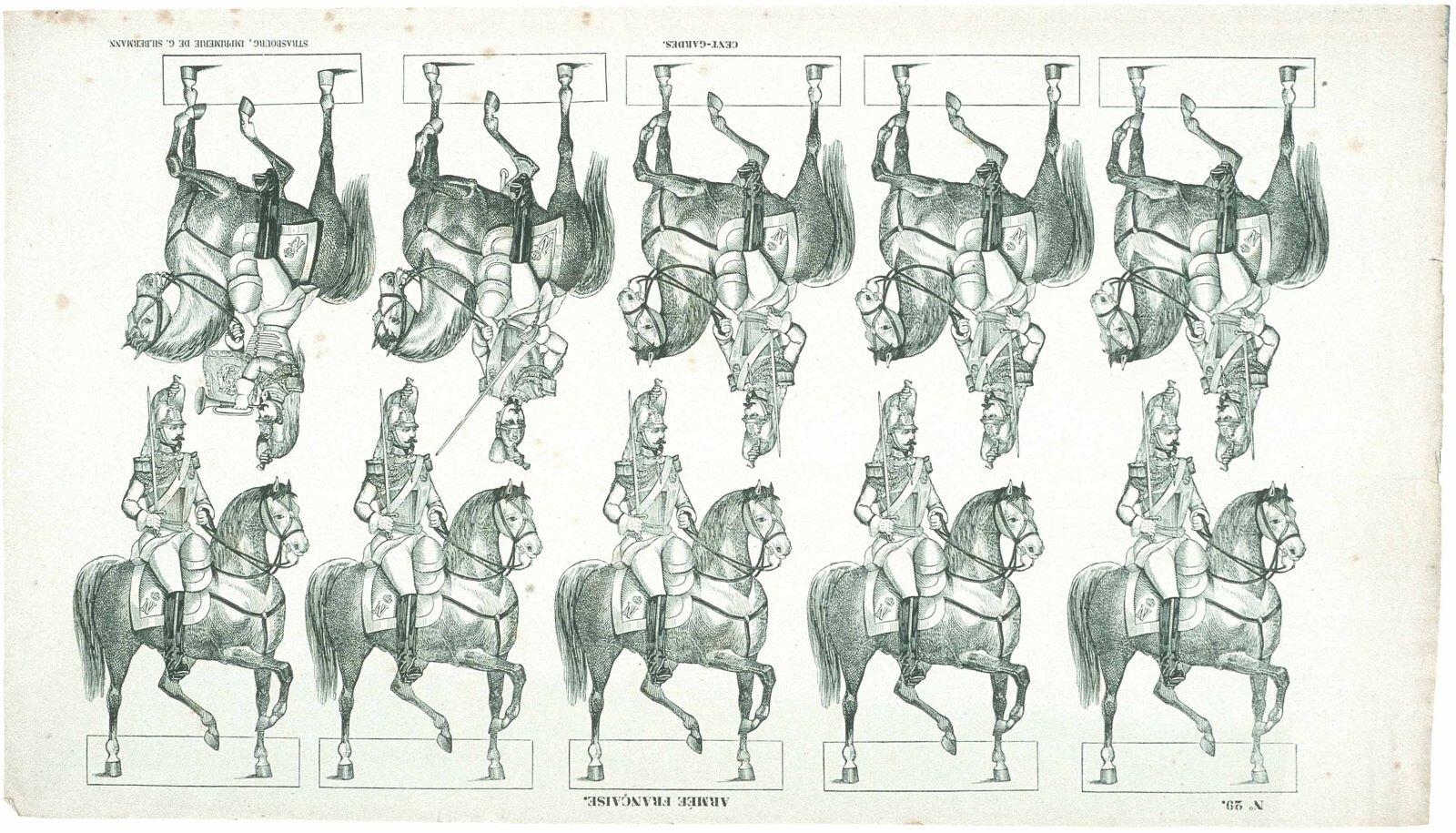 ARMEE FRANCAISE. N°29. / CENT-GARDES (titre inscrit)