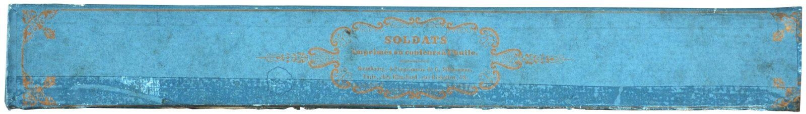 SOLDATS / Imprimés en couleurs à l'huile (titre inscrit)