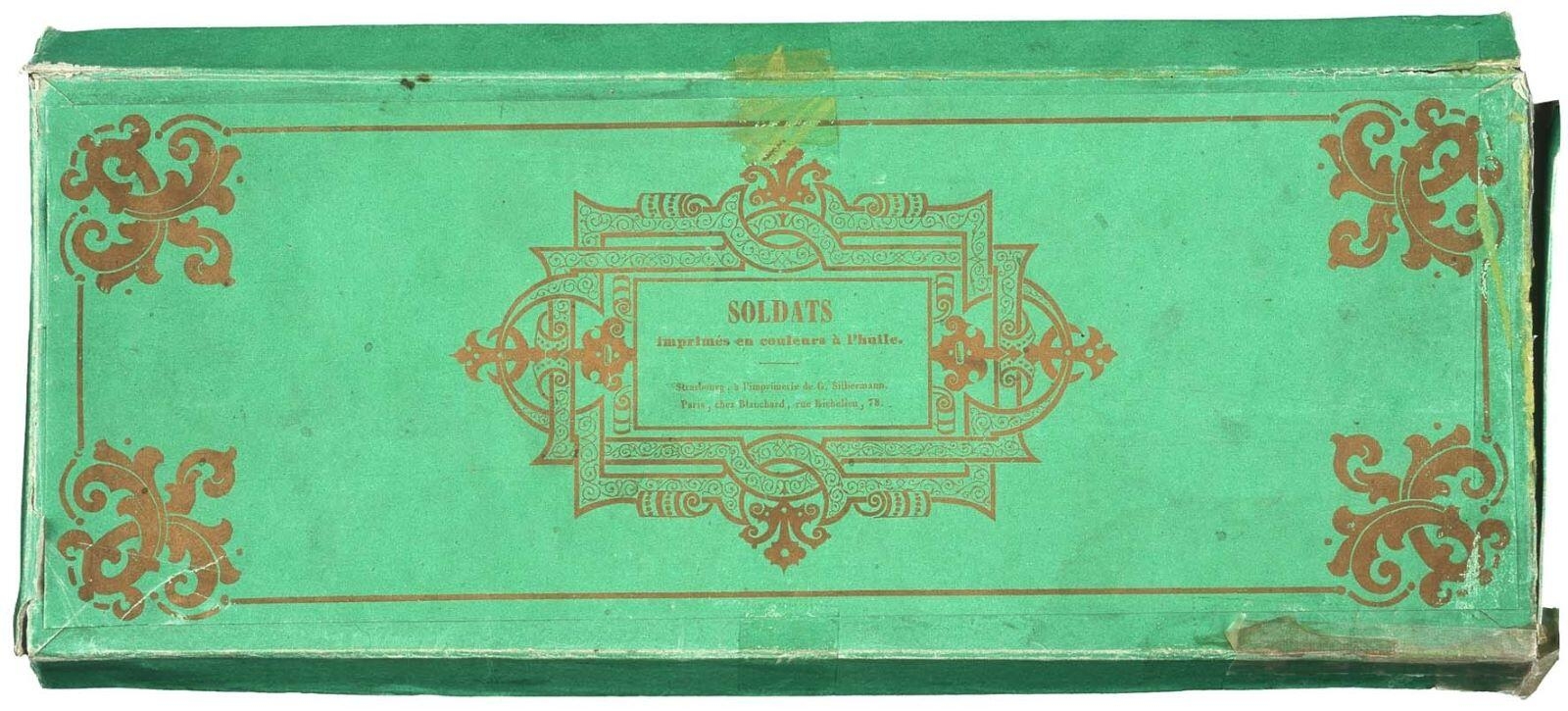 SOLDATS / Imprimés en couleurs à l'huile (titre inscrit) ; Carabiniers (titre factice)