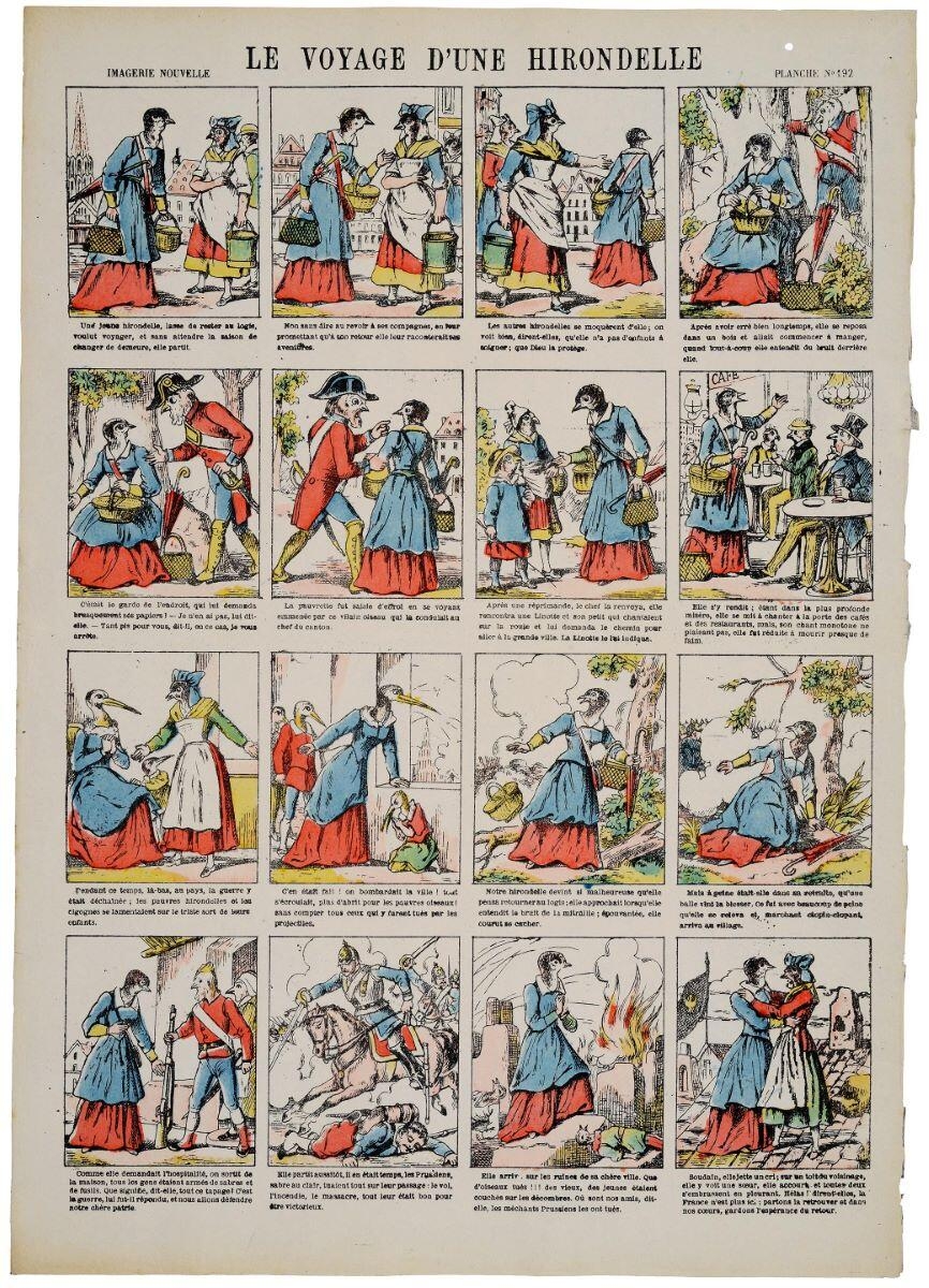 LE VOYAGE D'UNE HIRONDELLE PLANCHE N° 192 (titre inscrit)