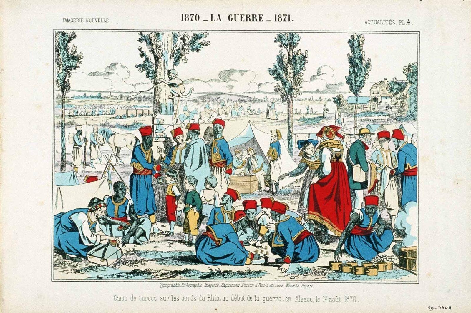 1870 - LA GUERRE - 1871. ACTUALITÉS. PL. 4. (titre inscrit)