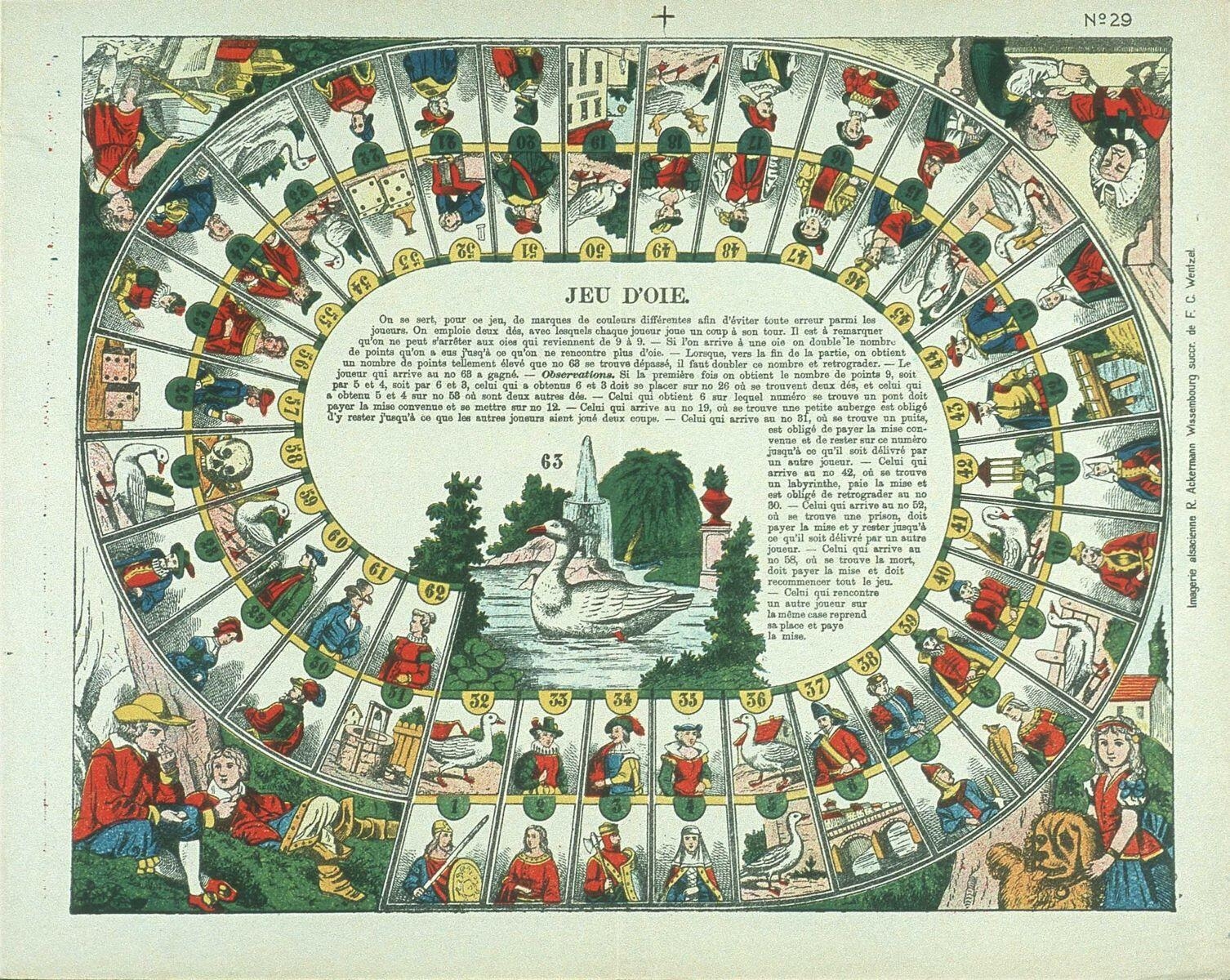 JEU D’OIE. / N°- 29. (titre inscrit)