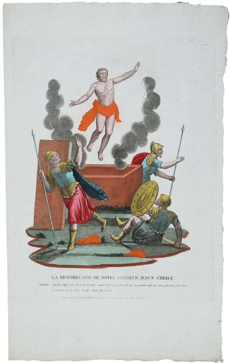 LA RESURRECTION DE NOTRE SEIGNEUR JESUS CHRIST 105. (titre inscrit)