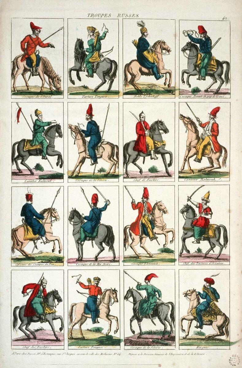 TROUPES RUSSES 42. (titre inscrit)