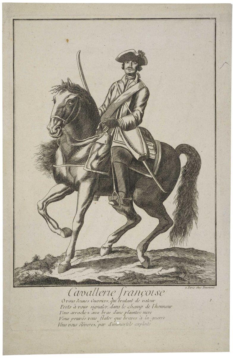 Cavallerie françoise (titre inscrit)
