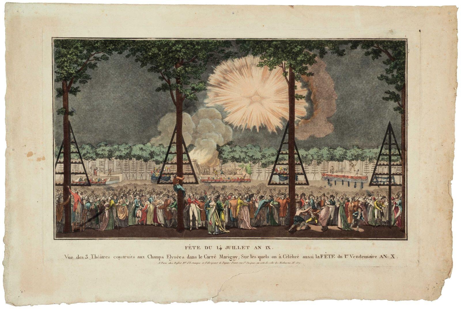 FÊTE DU 14 JUILLET AN IX. (titre inscrit)