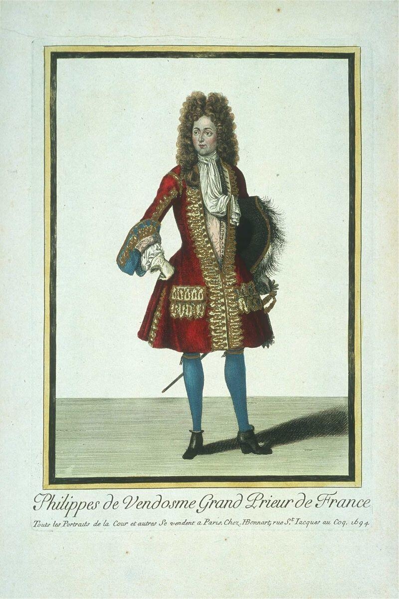 Philippes de Vendosme Grand Prieur de France (titre inscrit)