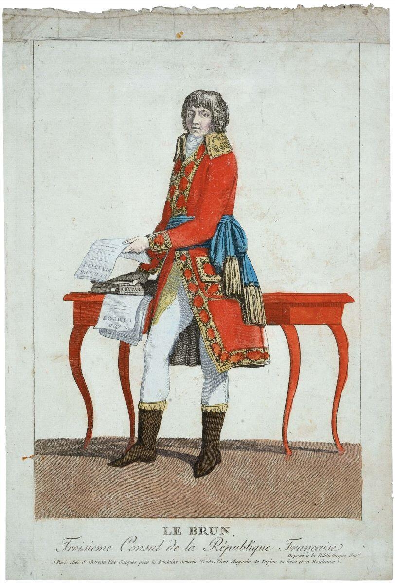 LE BRUN. / Troisième Consul de la République Française (titre inscrit)