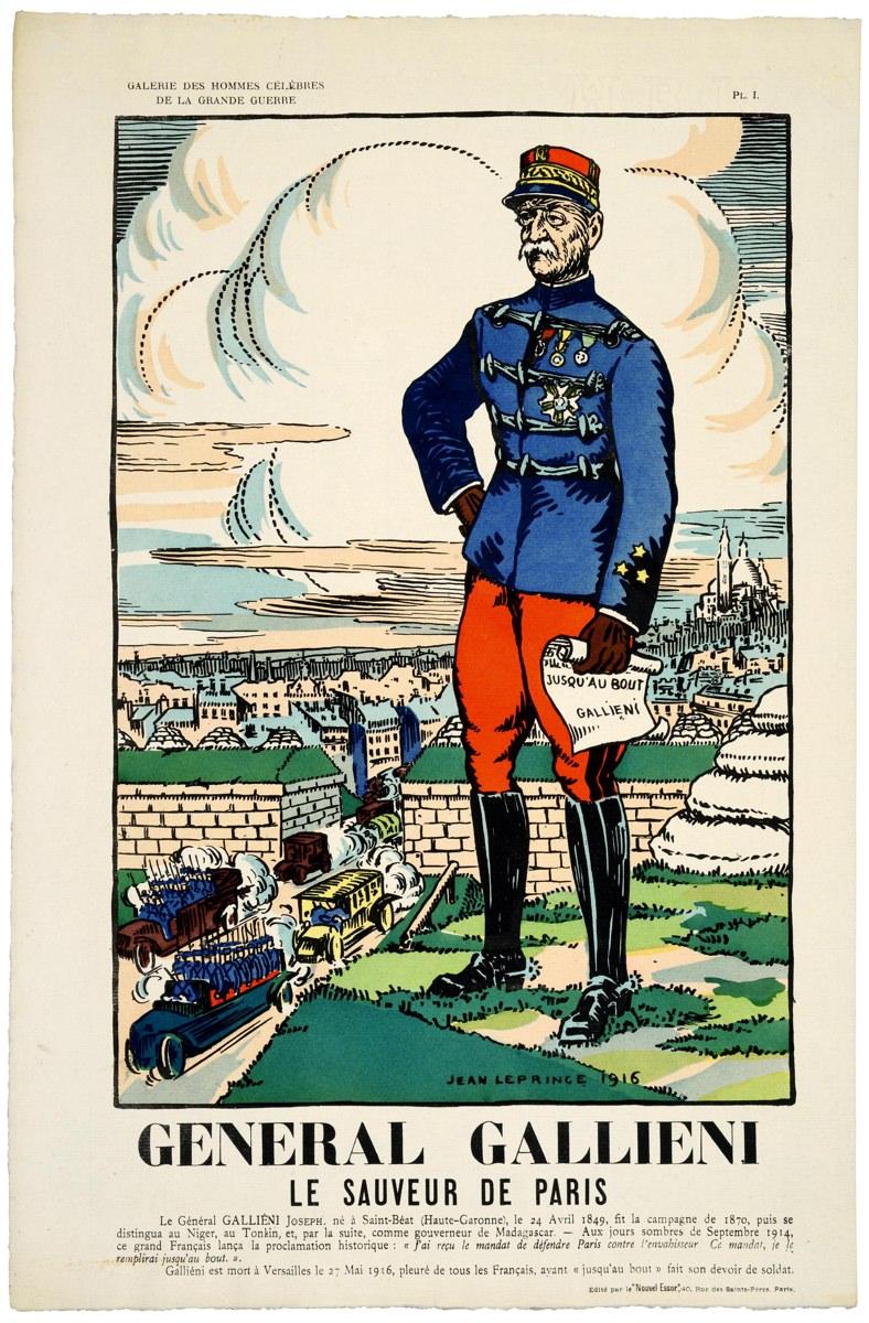 Portrait : GENERAL GALLIENI / LE SAUVEUR DE PARIS (titre inscrit)