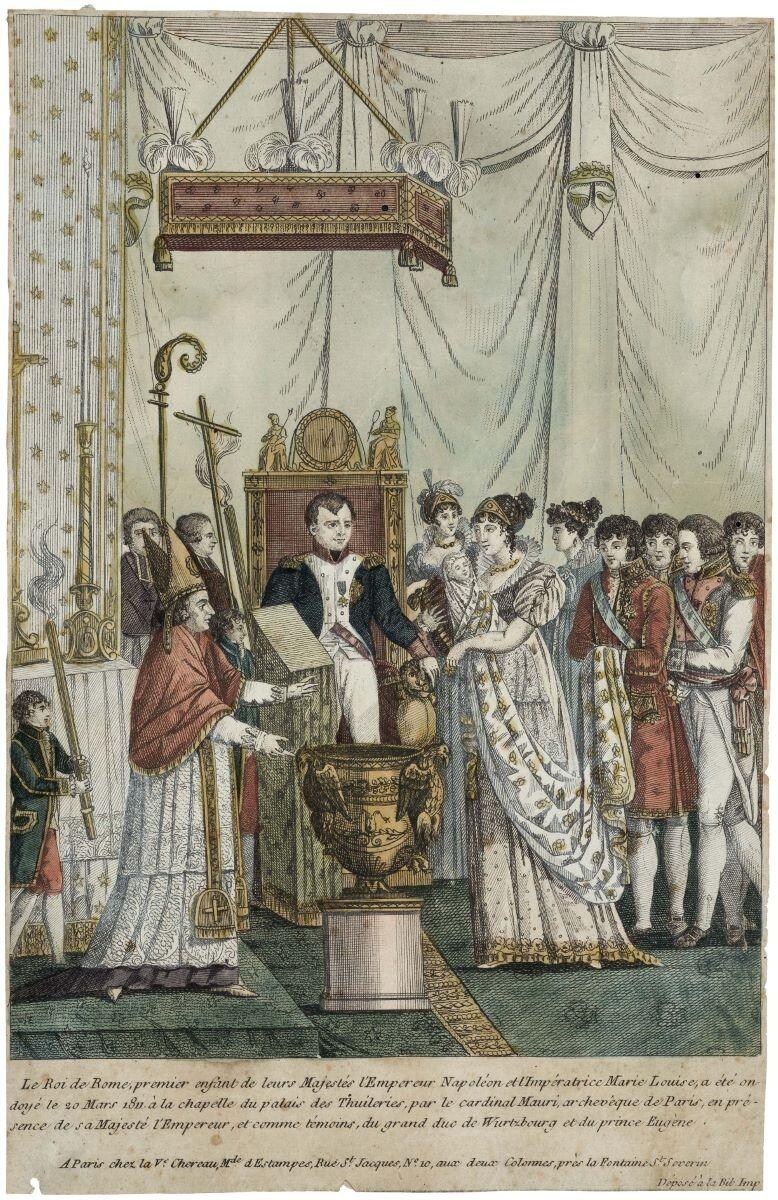 ondoiement du roi de Rome le jour de sa naissance (titre factice)