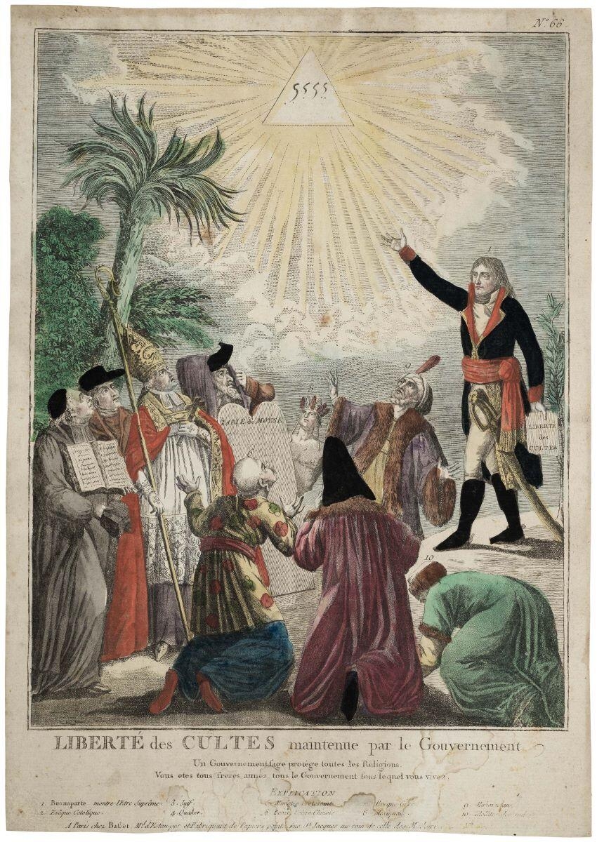 LIBERTÉ des CULTES maintenue par le Gouvernement N°. 66. (titre inscrit)