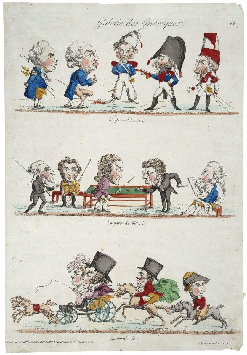 Galerie des Grotesques. 44. (titre inscrit)