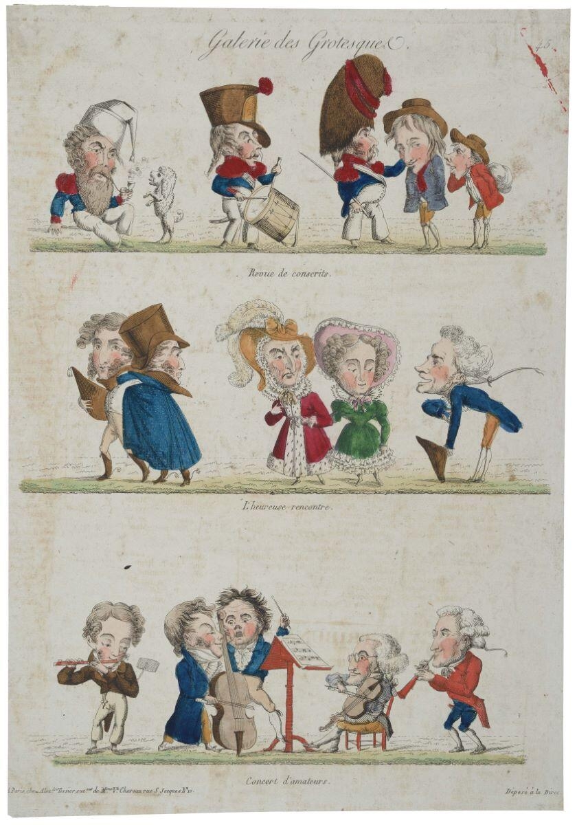 Galerie des Grotesques. 45. (titre inscrit)