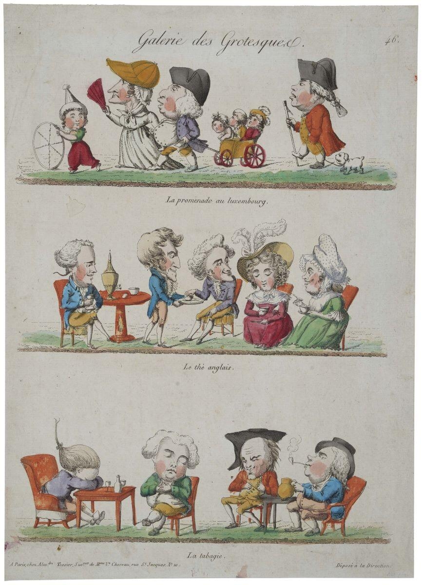 Galerie des Grotesques. 46. (titre inscrit)