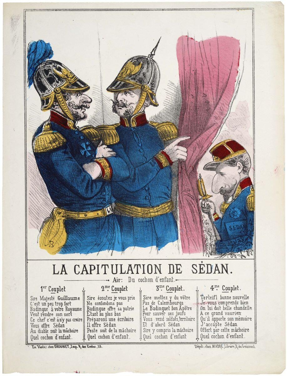 LA CAPITULATION DE SEDAN. (titre inscrit)