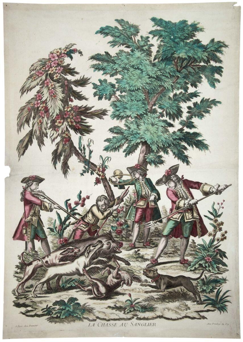LA CHASSE AU SANGLIER (titre inscrit)