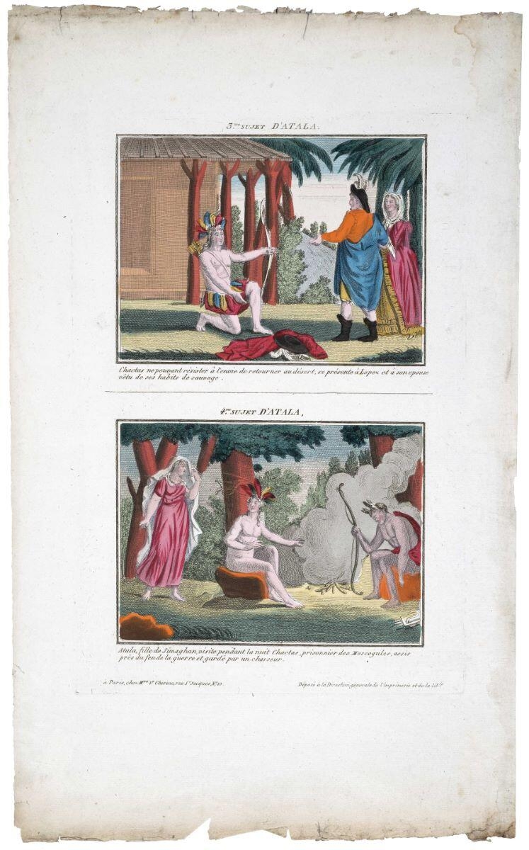 3me SUJET D'ATALA. / 4me SUJET d'ATALA. (titre inscrit)